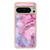 Google Pixel 8 Pro Electroplating Marble Dual-side IMD Phone Case - Pink 013