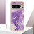 Google Pixel 8 Pro Electroplating Marble Dual-side IMD Phone Case - Purple 002