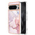 Google Pixel 8 Pro Electroplating Marble Dual-side IMD Phone Case - Rose Gold 005