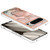 Google Pixel 8 Pro Electroplating Marble Dual-side IMD Phone Case - Rose Gold 015
