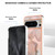 Google Pixel 8 Pro Electroplating Marble Dual-side IMD Phone Case - Rose Gold 015