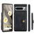 Google Pixel 8 Pro JEEHOOD Retro Magnetic Detachable Wallet Phone Case - Black
