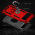 Google Pixel 8 Pro Shockproof TPU + PC Phone Case with Holder - Red