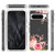 Google Pixel 8 Pro Transparent Painted Phone Case - Rose