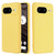 Google Pixel 8 Pure Color Liquid Silicone Shockproof Phone Case - Yellow