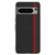 Google Pixel 8 Ultra-thin Carbon Fiber Texture Printing Phone Case - Black Red