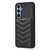 Samsung Galaxy A14 4G / 5G BF26 Wave Pattern Card Bag Holder Phone Case - Black