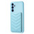 Samsung Galaxy A14 4G / 5G BF26 Wave Pattern Card Bag Holder Phone Case - Blue