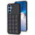 Samsung Galaxy A14 4G / 5G Grid Card Slot Holder Phone Case - Black