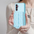Samsung Galaxy A14 4G / 5G Horizontal Wallet Rhombic Leather Phone Case - Blue