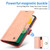 Samsung Galaxy A14 4G / 5G LC.IMEEKE Card Slots Skin Feeling Leather Phone Case - Rose Gold