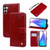 Samsung Galaxy A14 4G / 5G Oil Wax Texture Leather Phone Case - Red