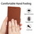 Samsung Galaxy A14 4G / 5G Rhombic Grid Texture Leather Phone Case - Brown