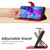 Samsung Galaxy A14 4G / 5G Rhombic Grid Texture Leather Phone Case - Red