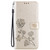 Samsung Galaxy A14 4G / 5G Rose Embossed Flip PU Leather Phone Case - Gold