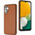 Samsung Galaxy A14 4G / A14 5G Leather Texture Full Coverage Phone Case - Brown