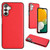 Samsung Galaxy A14 4G / A14 5G Leather Texture Full Coverage Phone Case - Red