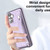 Samsung Galaxy A14 4G / A14 5G Shockproof Leather Phone Case with Wrist Strap - Purple