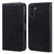 Samsung Galaxy A14 4G / A14 5G Skin Feeling Oil Leather Texture PU + TPU Phone Case - Black