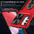 Samsung Galaxy A14 4G/5G Camshield Robot TPU Hybrid PC Phone Case - Red
