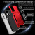 Samsung Galaxy A14 4G/5G Camshield Robot TPU Hybrid PC Phone Case - Red
