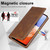 Samsung Galaxy A14 4G/5G LC.IMEEKE RFID Anti-theft Leather Phone Case - Brown