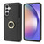 Samsung Galaxy A14 4G/5G Ring Card Litchi Leather Back Phone Case - Black Samsung Galaxy A14 4G/5G Ring Card Litchi Leather Back Phone Case - Black