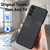 Samsung Galaxy A14 4G/5G Vintage Leather PC Back Cover Phone Case - Black