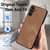 Samsung Galaxy A14 4G/5G Vintage Leather PC Back Cover Phone Case - Brown