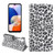 Samsung Galaxy A14 5G / 4G Leopard Pattern Flip Leather Phone Case - White