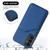 Samsung Galaxy A14 5G / 4G Skin Feel PU + TPU + PC Card Slots Phone Case - Royal Blue