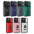 Samsung Galaxy A14 5G / 4G Sliding Camshield TPU+PC Phone Case with Card Slot - Dark Green