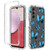 Samsung Galaxy A14 5G / 4G Transparent Painted Phone Case - Blue Butterflies