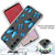 Samsung Galaxy A14 5G / 4G Transparent Painted Phone Case - Blue Butterflies