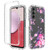 Samsung Galaxy A14 5G / 4G Transparent Painted Phone Case - Pink Flower