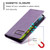 Samsung Galaxy A14 5G / 4G TTUDRCH RFID Retro Texture Magnetic Leather Phone Case - Purple