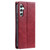 Samsung Galaxy A14 5G / 4G TTUDRCH RFID Retro Texture Magnetic Leather Phone Case - Red