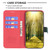 Samsung Galaxy A14 5G BF13 Color Matching Cross Texture Leather Phone Case - Red