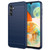 Samsung Galaxy A14 5G Brushed Texture Carbon Fiber TPU Phone Case - Blue Samsung Galaxy A14 5G Brushed Texture Carbon Fiber TPU Phone Case - Blue