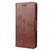 Samsung Galaxy A14 5G Butterfly Flower Pattern Flip Leather Phone Case - Brown