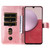 Samsung Galaxy A14 5G Calf Texture Zipper Leather Phone Case - Rose Gold Samsung Galaxy A14 5G Calf Texture Zipper Leather Phone Case - Rose Gold
