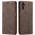 Samsung Galaxy A14 5G CaseMe 013 Multifunctional Horizontal Flip Leather Phone Case - Coffee
