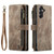 Samsung Galaxy A14 5G CaseMe C30 Multifunctional Phone Leather Phone Case - Brown