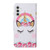 Samsung Galaxy A14 5G Colored Drawing Pattern Leather Phone Case - Crown Unicorn