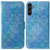 Samsung Galaxy A14 5G Colorful Magnetic Buckle Leather Phone Case - Blue