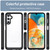 Samsung Galaxy A14 5G Colorful Series Acrylic + TPU Phone Case - Black