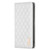 Samsung Galaxy A14 5G Diamond Lattice Magnetic Leather Flip Phone Case - White Samsung Galaxy A14 5G Diamond Lattice Magnetic Leather Flip Phone Case - White