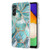 Samsung Galaxy A14 5G Electroplating IMD Splicing Dual-side Marble TPU Phone Case - Blue Samsung Galaxy A14 5G Electroplating IMD Splicing Dual-side Marble TPU Phone Case - Blue