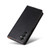 Samsung Galaxy A14 5G Fierre Shann PU Genuine Leather Texture Leather Phone Case - Black