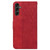 Samsung Galaxy A14 5G Geometric Embossed Flip Leather Phone Case - Red Samsung Galaxy A14 5G Geometric Embossed Flip Leather Phone Case - Red
